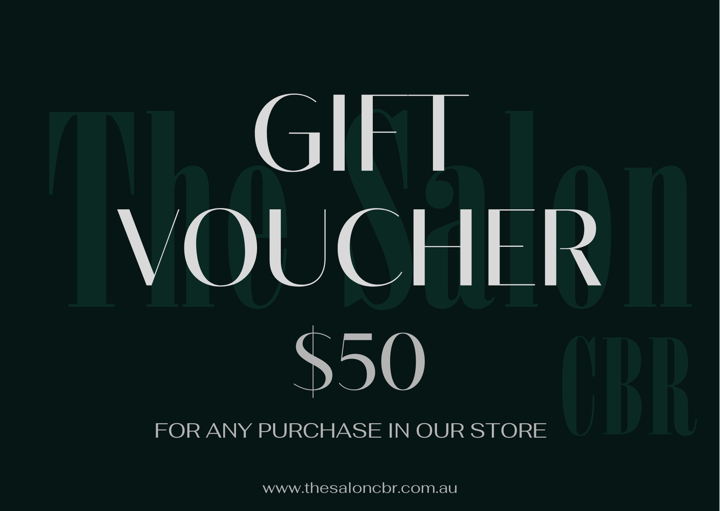 The Salon CBR Gift Voucher
