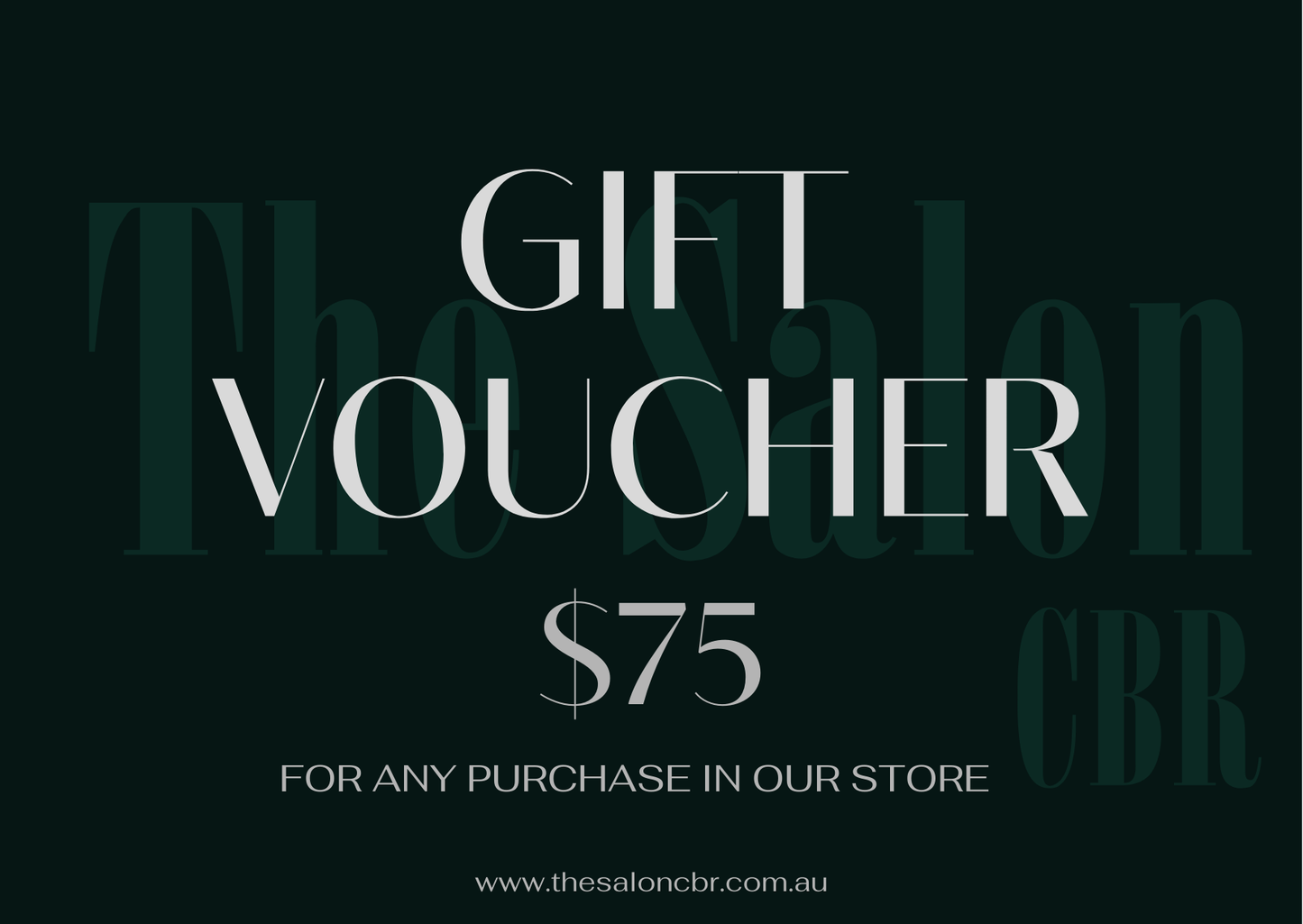 The Salon CBR Gift Voucher