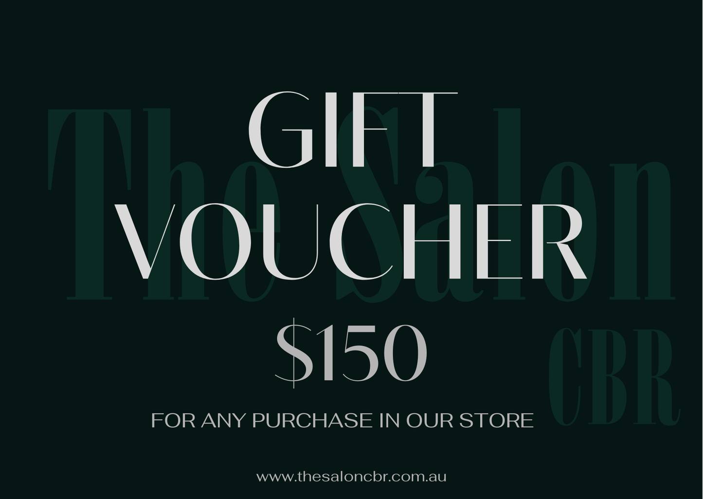 The Salon CBR Gift Voucher
